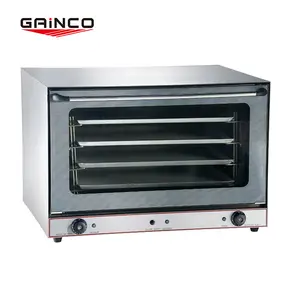 用于面包店对流的不锈钢烤箱 4 个托盘/二手电动商业对流烤箱
