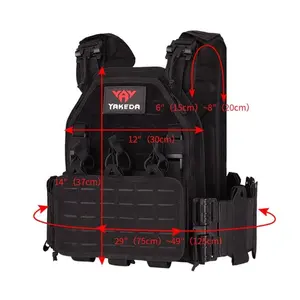 Yakeda Tactico Placa Transportadora Colete Tático New Carrier Vest 1000d Laser Cut Adaptativo Modular 6094 Colete Tático Colete Tatico