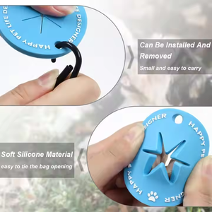 Tempat tas kotoran anjing desain baru terbaik tempat tas limbah plastik poliester ramah lingkungan untuk berjalan di luar ruangan pabrik harga langsung - Product Image 4