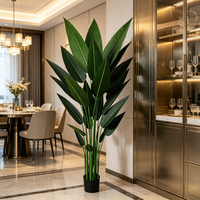 Großhandel Hochzeits-Gastgeschenke Künstliche Paradiesvogelblume aus Kunststoff Realistische Künstliche Bäume für Veranstaltungen Feiertage Weihnachtsfeier Dekoration