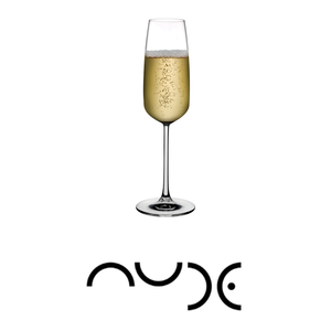 Copa de champán Mirage Crystal de 24 cl, color nude, altura 23.5 cm, diámetro 4.6 cm - Product Image 4