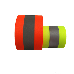 Oxford băng phản chiếu màu vàng truyền nhiệt tấm polyester với các tính năng có thể in cho quần áo có sọc - Product Image 1