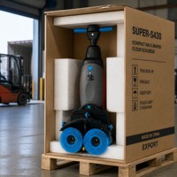 Autolaveuse électrique portative à batterie pour usage commercial – Nettoyeur de sols automatique
