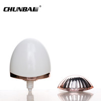 Faible QUANTITÉ MINIMALE DE COMMANDE 50ml Unique Creative Sac Chaîne De Luxe Ovale PE En Forme D'oeuf En Plastique Souple 50g Blanc Bouteille Crème Solaire Fondation
