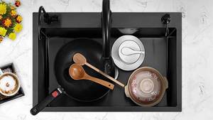 Fregadero de Cocina de Montaje Superior Duradero, Fácil Instalación y Larga Duración para Cocinas de Apartamentos - Product Image 2