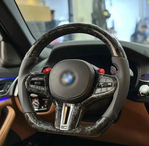 Volant en fibre de carbone véritable pour <span class=keywords><strong>BMW</strong></span> M3 G80 G20 G21 G22 G28 G29 2024 2023 <span class=keywords><strong>2022</strong></span> 2021 2020 avec trous pour palettes de changement de vitesse - Product Image 6