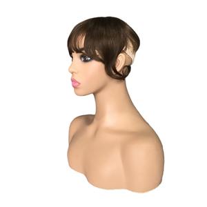 <span class=keywords><strong>Frange</strong></span> de perruque en <span class=keywords><strong>cheveux</strong></span> humains naturels, bouclée, facile à poser, haute simulation, forme triangulaire, peut être permanentée et teinte - Product Image 5