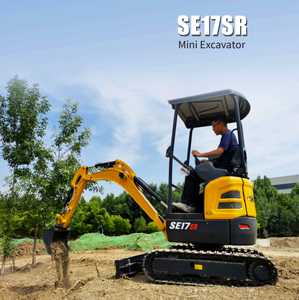 2025 año CE aprobado 1.8Ton nuevo motor japonés Mini excavadora sobre orugas SE17SR a la venta - Product Image 2