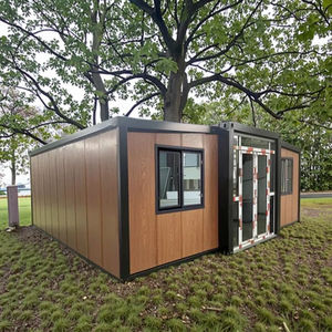 Maison conteneur extensible Cadre renforcé Chantier de construction Zone de bureau Toit résistant à l'eau pour l'isolation thermique - Product Image 1