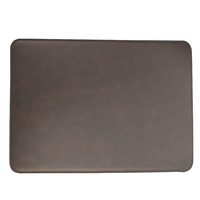 Housse d'ordinateur portable en cuir PU imperméable, antichoc, portable, pour MacBook