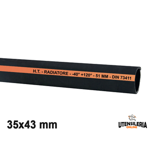 Durite caoutchouc RADIATEUR pour eau chaude et antigel 35x43mm (20m) - Product Image 1