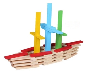 Bloques de Construcción de Madera de Alta Calidad, 150 Piezas, Dominó, Juguetes Educativos para Niños, Juguetes para Construir Casas - Product Image 3
