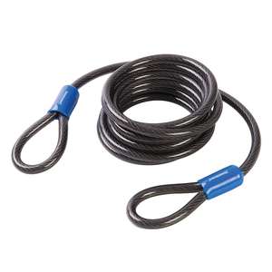 Silverline Looped Steel Security Cable 2,5 m X 8mm - Product Image 1