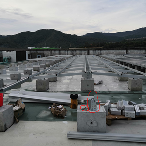 Structure de montage solaire en acier fixée sur poteau en ciment pour panneaux photovoltaïques au sol, garantie 10 ans - Product Image 3