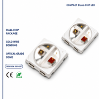 Lampu Tumbuh Bibit Merah 625nm 940nm 3030 SMD LED Chip 0.5W 2V Kecerahan Tinggi untuk Papan Lampu Pembibitan Perlengkapan Papan Lampu Pembibitan