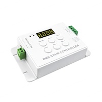 Pengontrol Lampu Tangga LED AP 2 Sensor PIR Sensor Gerak Kit Lengkap Remote Control 12V 24V Nirkabel 6A 512 Langkah Pemasangan Mudah