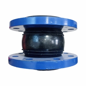 DN100 duy nhất hình cầu EPDM linh hoạt dưới cao su mở rộng doanh mặt bích nối khớp nối cho đường ống Bellows bù - Product Image 1
