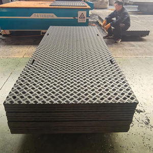 Композитный мат для защиты грунта 2440*1220 мм, временный дорожный мат для строительства, полимерные дорожные плиты, дорожные маты для болотистой местности - Product Image 2