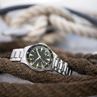 Reloj de Buceo OEM con Caja de Acero Inoxidable 316L, Movimiento Mecánico, Relojes de Buceo Automáticos