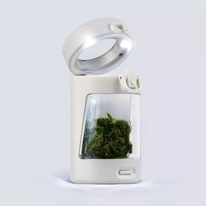 Utility Mini Mag Jar LED Custom Printed Plastic Acrylic Light-Up LED Air Tight Storage Magnifying Glowing Jar