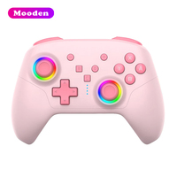 F Wholesale HS-SW2503 Wireless Switch 2 Pengontrol Game Tombol Belakang, Pencahayaan RGB, Fungsi Wake-Up & Performa Stabil