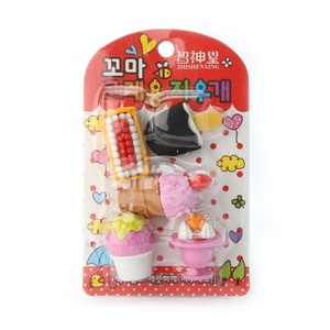 Borradores de Goma 3D con Forma de Flor, Helado, Pastel, Pizza y Comida, Kawaii, para Estudiantes, Regalos Promocionales y Recompensas - Product Image 2