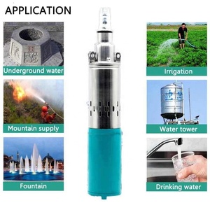 השקיה גן בית חקלאי (מעלית 30m-45m) (זרימת 20L/min) DC שמש משאבת עמוק גם משאבה 250W בורג צוללת Pum - Product Image 5