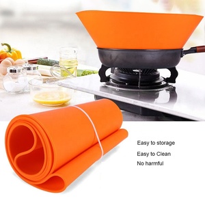 Soporte personalizado para cocina, protector contra salpicaduras de aceite, protector para ollas, protector contra salpicaduras de aceite de silicona para sartén - Product Image 4