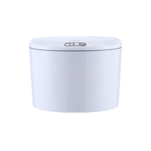 Poubelle de bureau intelligente ronde de 4L avec capteur automatique, poubelle de voiture légère et portable pour la maison et le bureau - Product Image 1
