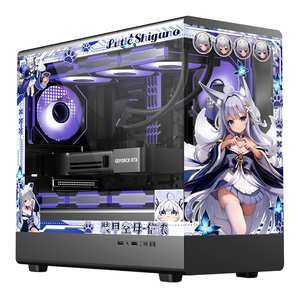Hurricane Beast Azur Lane Theme Compact <strong>Gaming</strong> <strong>PC</strong> <strong>Case</strong>, MATX/ITX, Tempered Glass Side Panel, 360mm Water Cooling Ready - Product Image 3