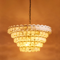 Lustre moderne en albâtre naturel rond à plusieurs niveaux, luminaire suspendu en laiton pour salon, hôtel, maison, villa, décoration