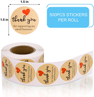Autocollants en papier adhésif PVC PET imperméables découpés sur mesure avec logo de marque imprimé pour emballage