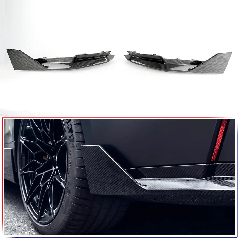 Carbon Fiber Rear Winglet Set Splitter Set For BMW G80 M3 G82 G83 M4 2020+