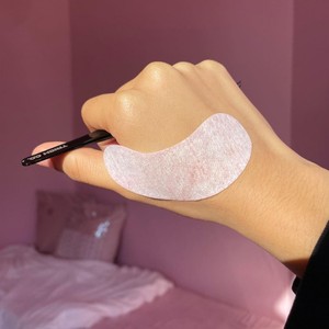 Vente en gros de coussinets sous les <span class=keywords><strong>yeux</strong></span> en hydrogel <span class=keywords><strong>naturel</strong></span> 100%, patchs en gel non pelucheux pour salon de beauté, extensions de faux cils, greffage - Product Image 3