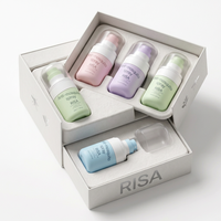 30ml 50ml PET 화장품 스프레이 병 원형 세럼 포장 펌프 스프레이어 PP 캡 스크린 인쇄