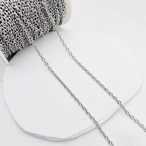 Stainless Steel <b>Cross</b> <b>Chain</b> Jewelry Findings 1.2mm 1.5mm 2.0mm 2.5mm 3mm For DIY Necklace Bracelet Making - Product Image 3