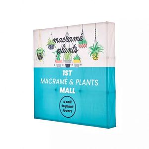 Portable Backdrop Custom Fabric Pop up Booth Advertising Trade Show Display <b>Stand</b> Exhibition Wall Banner - Product Image 4