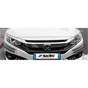 Alerones Simoni Racing AC4 en Negro ABS, Parachoques Personalizados para Automóviles - Product Image 2