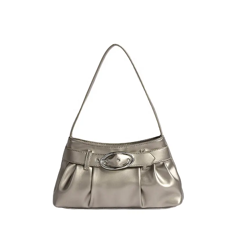 New Custom High Quality Classic Ladies Handbags Fashion Shiny Underarm Bag Luxury Shoulder Bag For Women