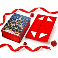 Boîtes d'expédition de luxe en gros, personnalisables avec logo, réutilisables, en forme de livre, pliables, en carton, avec couvercle ouvrant, finition brillante