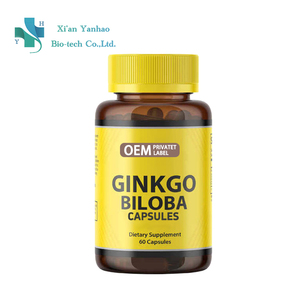 OEM Bulk Ginseng Ginkgo Biloba capsula memoria Halal integratore per la salute del cervello - Product Image 1
