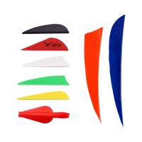 Plumes de flèche SPG pour tir à l'arc, DIY, pour arc classique, chasse, cible, tige en carbone, caoutchouc plastique, plumes de chasse au dinde, ailettes paraboliques droites