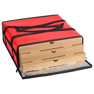 Bolsas Térmicas Impermeables de Tela No Tejida al por Mayor con Diseño de Letras para Transporte Profesional de <span class=keywords><strong>Pizza</strong></span> - Product Image 4