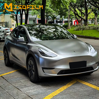 Vinilo para Envoltura de Autos ASD Film Satin Meteorite Ash Matte PET TPU, Color Cambiante, Decorativo, Garantía de 3 Años, Antiarañazos