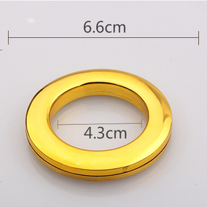 <span class=keywords><strong>ABS</strong></span> PP 75 76 80 mm plastik halka kuşgözü perdeler için ucuz sert güçlü düz parlayan renk perde halkası - Product Image 2