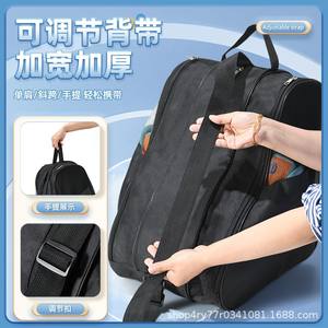 Sac de patinage à roulettes Sway 40x25x40cm, sac à bandoulière à trois couches pour le rangement des patins à glace et des chaussures, sac à dos avec poche en filet - Product Image 4