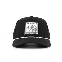 Gorra de Golf de Diseño de Lujo con Estampado de Leopardo, Transpirable, Impermeable, con Logotipo Personalizado, Hebilla Dorada de Cobre, para Deporte y Viajes, Negra, 100% Poliéster
