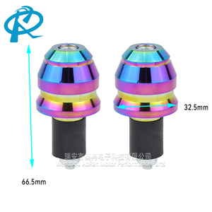 Enchufe de manillar de motocicleta de aleación de aluminio colorido bloque de equilibrio resistente a caídas para enchufe de manillar Universal - Product Image 5