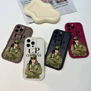 <span class=keywords><strong>Coque</strong></span> Tendance Style Français Antichoc Cp Company en TPU Souple Anti-Chute pour <span class=keywords><strong>iPhone</strong></span> 12 13 14 15 16 Pro Max Plus - Product Image 2