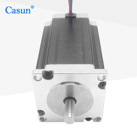 Moteur pas à pas hybride Casun Nema 23 2600mN.m à couple élevé, moteur pas à pas personnalisé à double arbre pour CNC